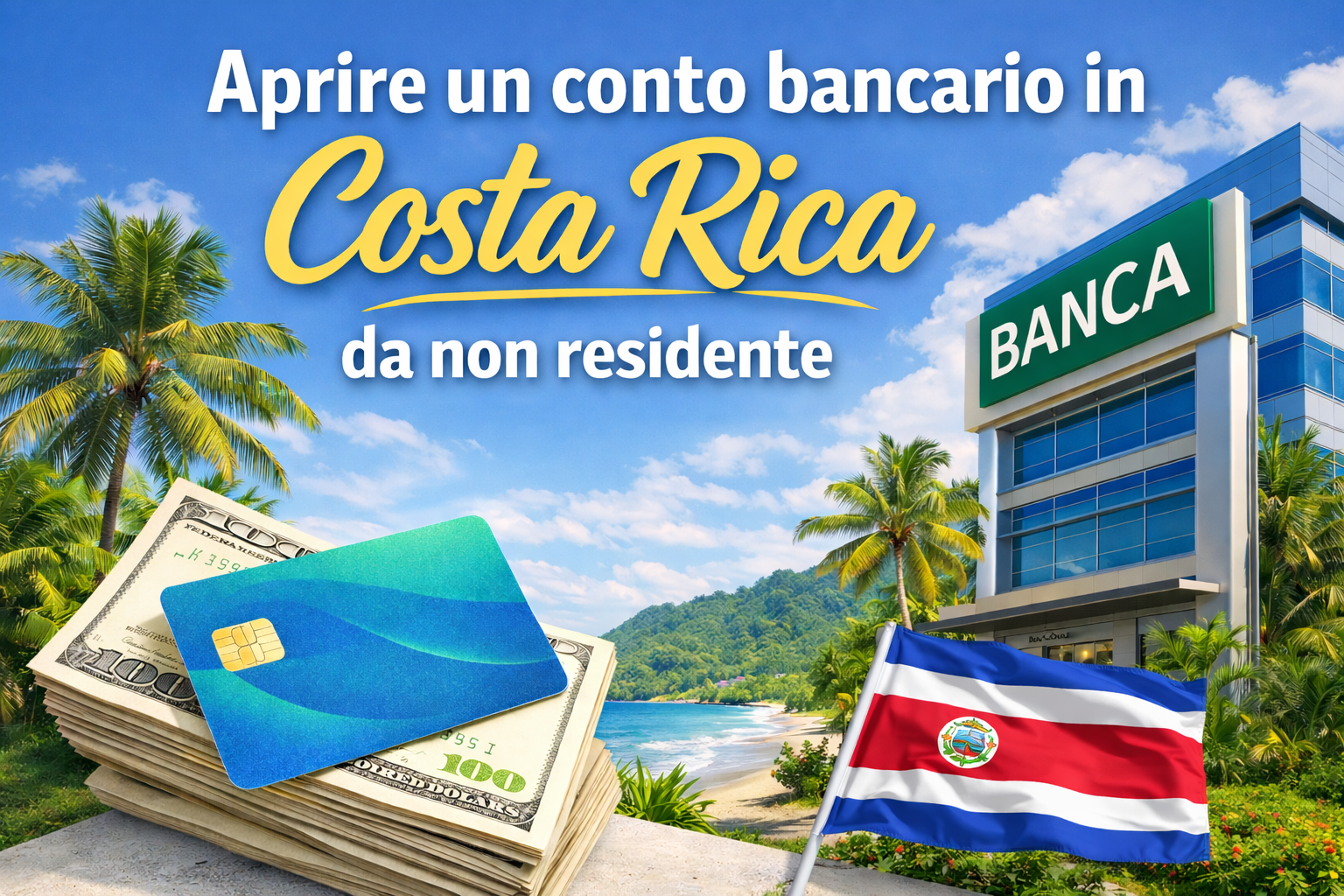 Come aprire un conto in banca in Costa Rica da non residente